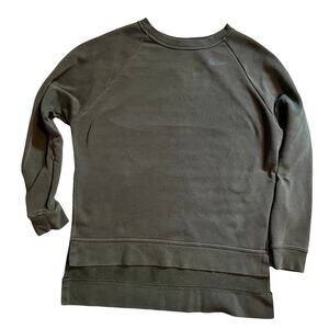 Nike pullover over sweatshirt army green size xs
